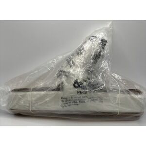 Plastic Floor Brush with Horse Hair Bristles Fits 1.25 Inch Vacuum Wands 10 Inch